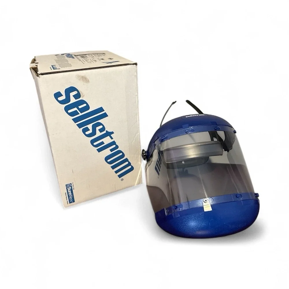 Sellstrom S38140 Series‎ Dual Crown Face Shield with Ratcheting Headgear